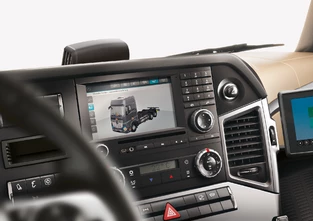 Mercedes-Benz Actros LKW Systeme Bedienelemente