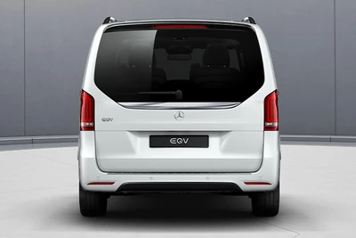 Mercedes-Benz EQV Van weiß von hinten