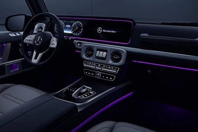 Mercedes-Benz G-Klasse Ambientebeleuchtung lila