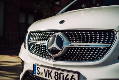 Mercedes-Benz V-Klasse Front weiß Kühlergrill