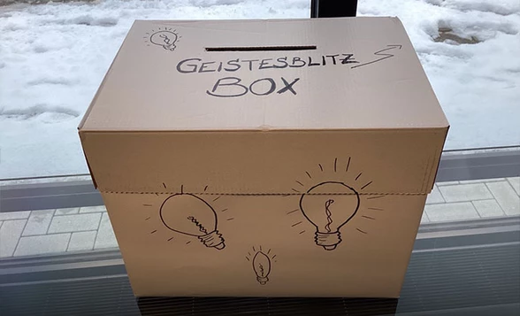 /next Geistesblitz Box Ideen Box Kummerkasten