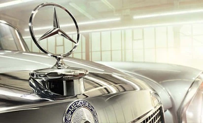 Mercedes Benz Stern Motorhaube